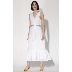 NWT Walter Baker White‎ Tango Eyelet Nakita Dress Size 2
